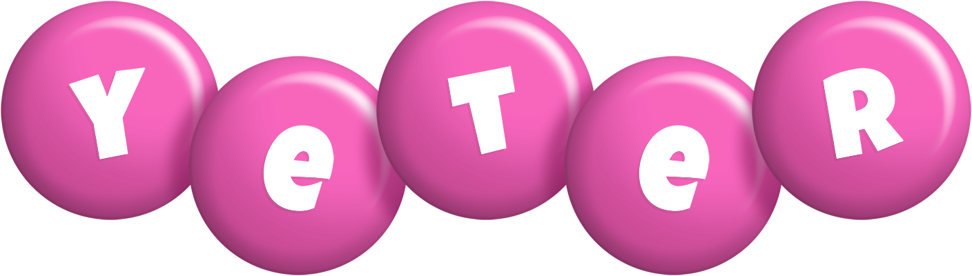 Yeter candy-pink logo