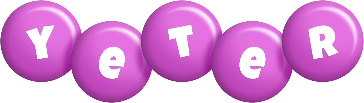 Yeter candy-purple logo