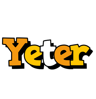 Yeter cartoon logo