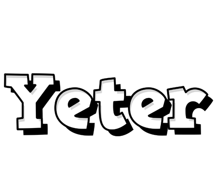 Yeter snowing logo