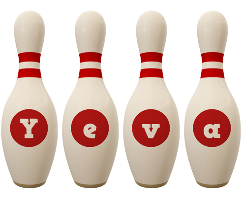 Yeva bowling-pin logo
