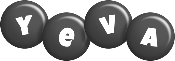 Yeva candy-black logo
