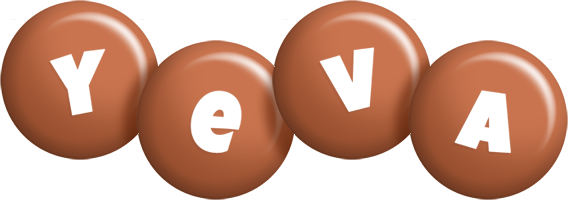 Yeva candy-brown logo