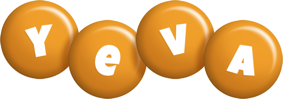 Yeva candy-orange logo