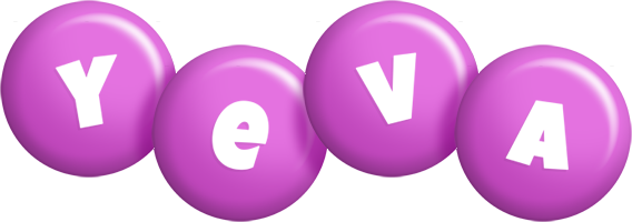 Yeva candy-purple logo