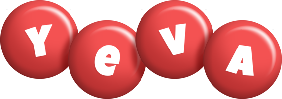 Yeva candy-red logo