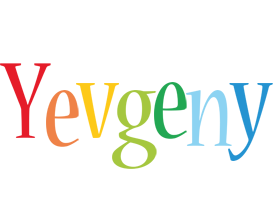 Yevgeny birthday logo