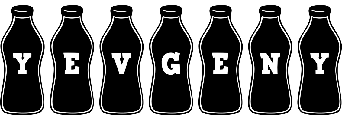 Yevgeny bottle logo