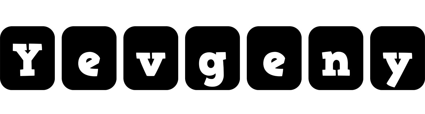 Yevgeny box logo