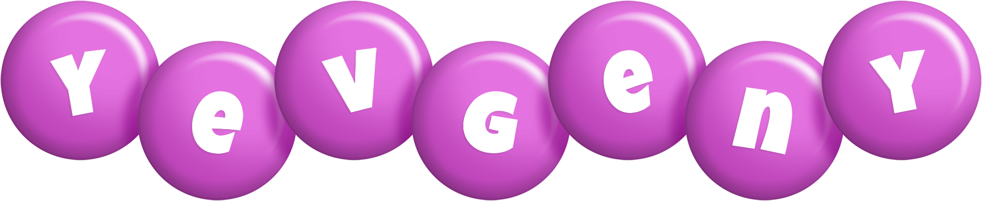 Yevgeny candy-purple logo