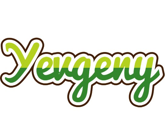 Yevgeny golfing logo