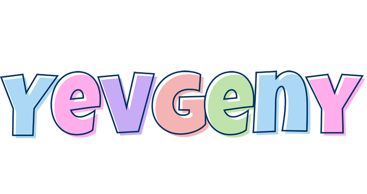 Yevgeny pastel logo