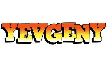 Yevgeny sunset logo