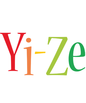 Yi-Ze birthday logo
