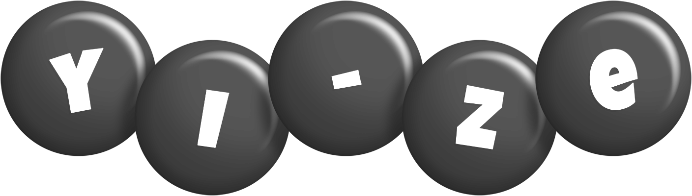 Yi-Ze candy-black logo