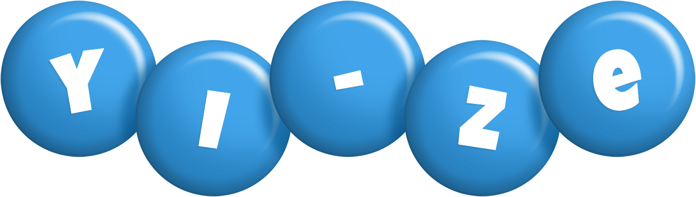 Yi-Ze candy-blue logo