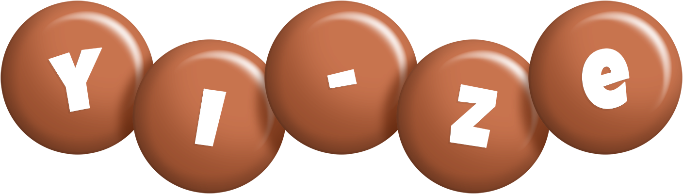 Yi-Ze candy-brown logo