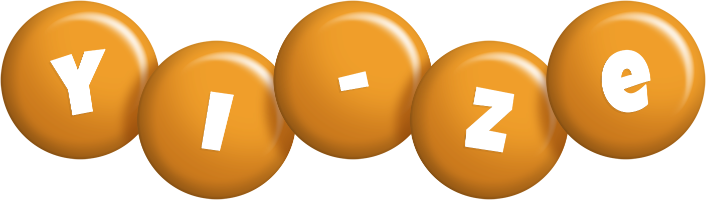 Yi-Ze candy-orange logo