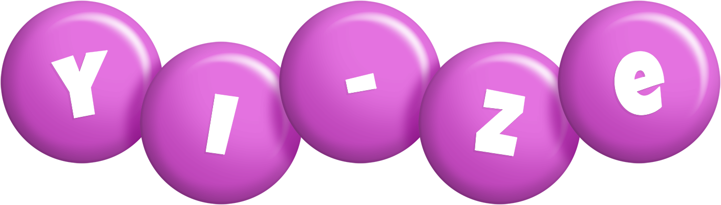 Yi-Ze candy-purple logo