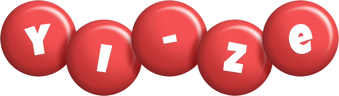 Yi-Ze candy-red logo