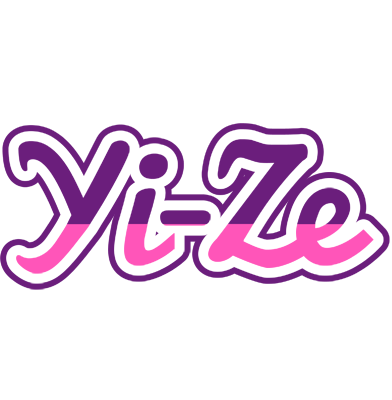 Yi-Ze cheerful logo
