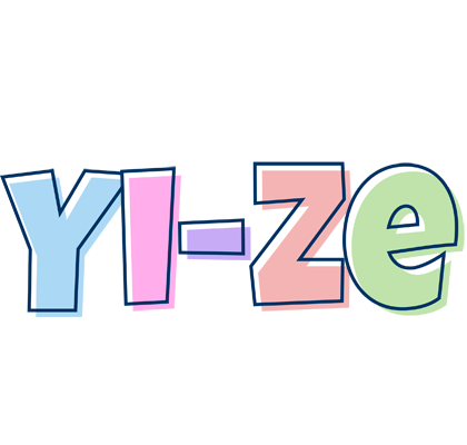 Yi-Ze pastel logo