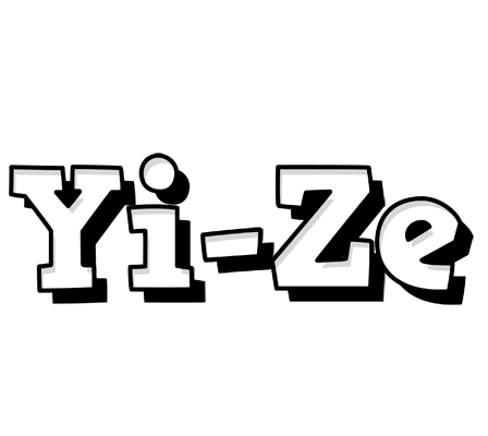 Yi-Ze snowing logo