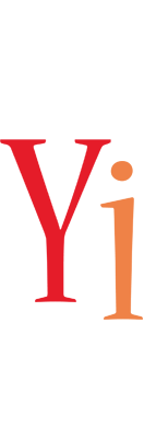 Yi birthday logo