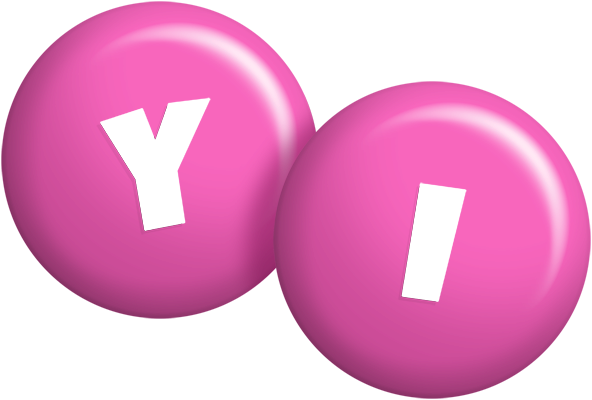 Yi candy-pink logo