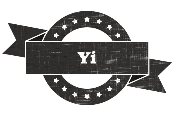 Yi grunge logo