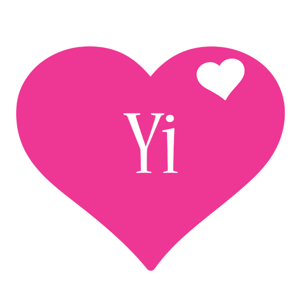 Yi love-heart logo