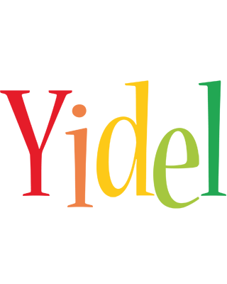 Yidel birthday logo