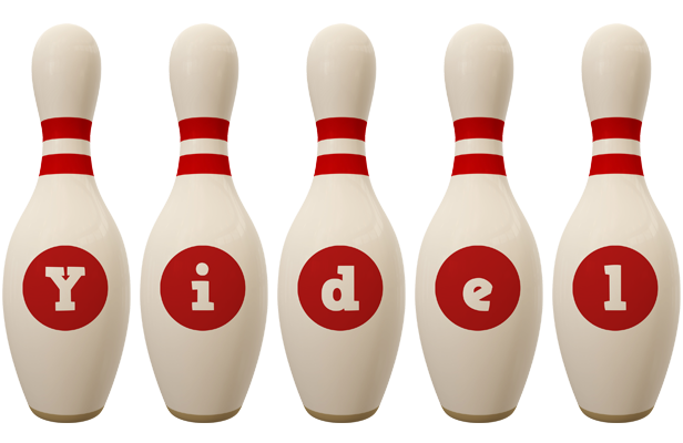Yidel bowling-pin logo