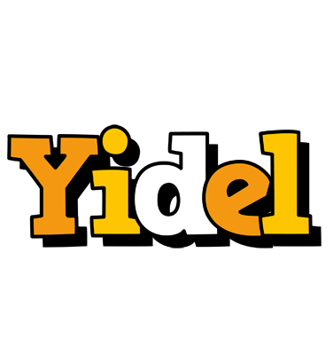 Yidel cartoon logo