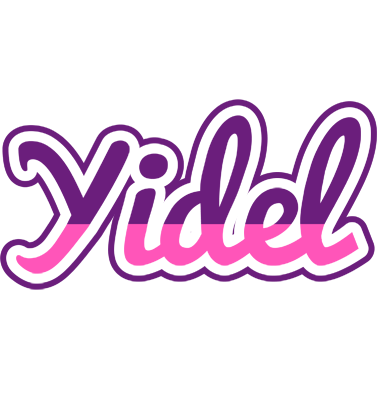Yidel cheerful logo