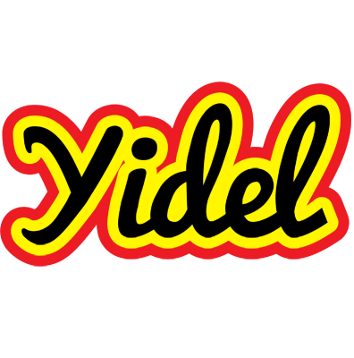 Yidel flaming logo