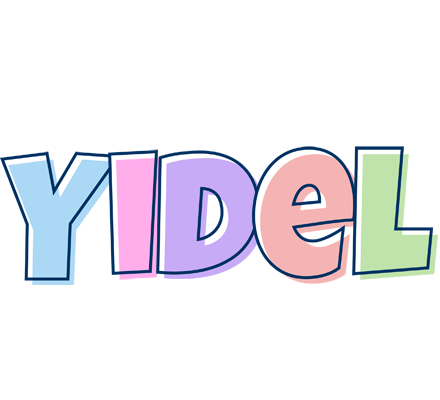 Yidel pastel logo