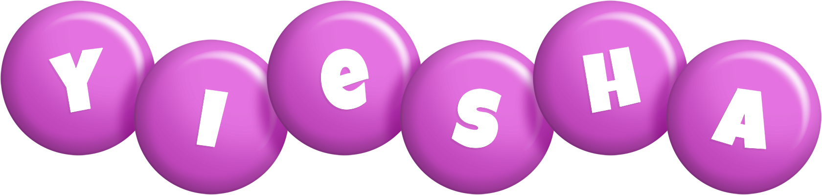 Yiesha candy-purple logo