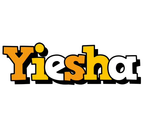 Yiesha cartoon logo