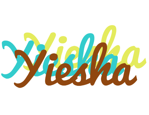 Yiesha cupcake logo