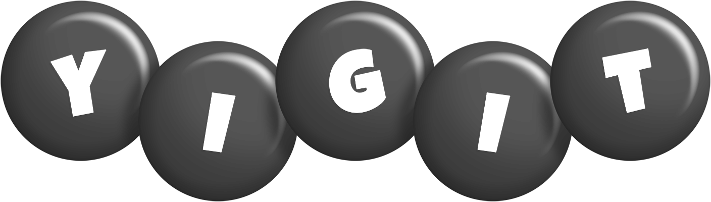 Yigit candy-black logo
