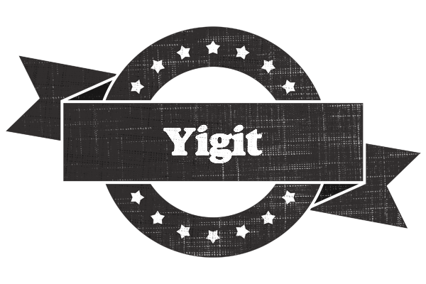 Yigit grunge logo