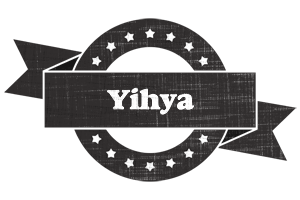 Yihya grunge logo