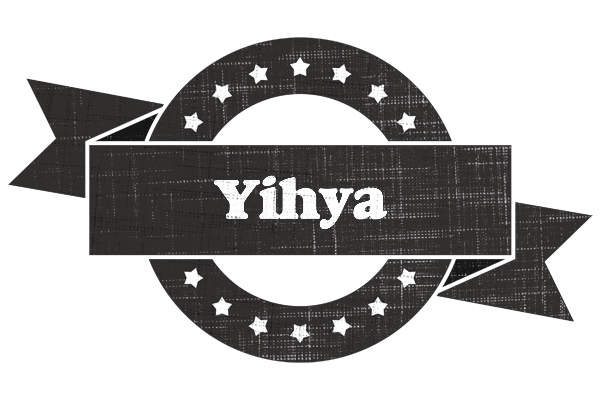 Yihya grunge logo