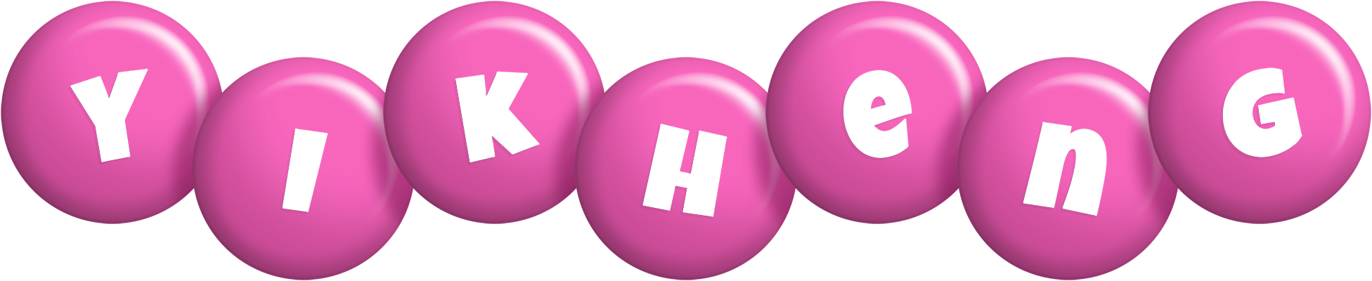 Yikheng candy-pink logo