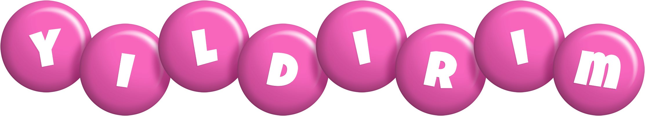 Yildirim candy-pink logo