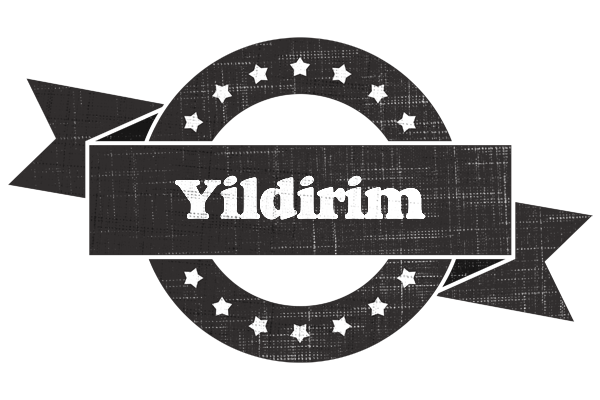 Yildirim grunge logo