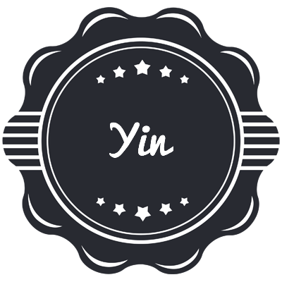Yin badge logo