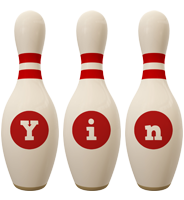 Yin bowling-pin logo