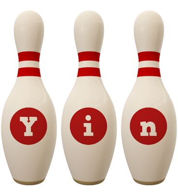 Yin bowling-pin logo